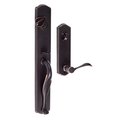 Sure-Loc Hardware Sure-Loc Hardware Wasatch Handleset Dummy Trim, Sandstone Lever, Vintage Bronze, Right Hand WS500-SS 11P RH